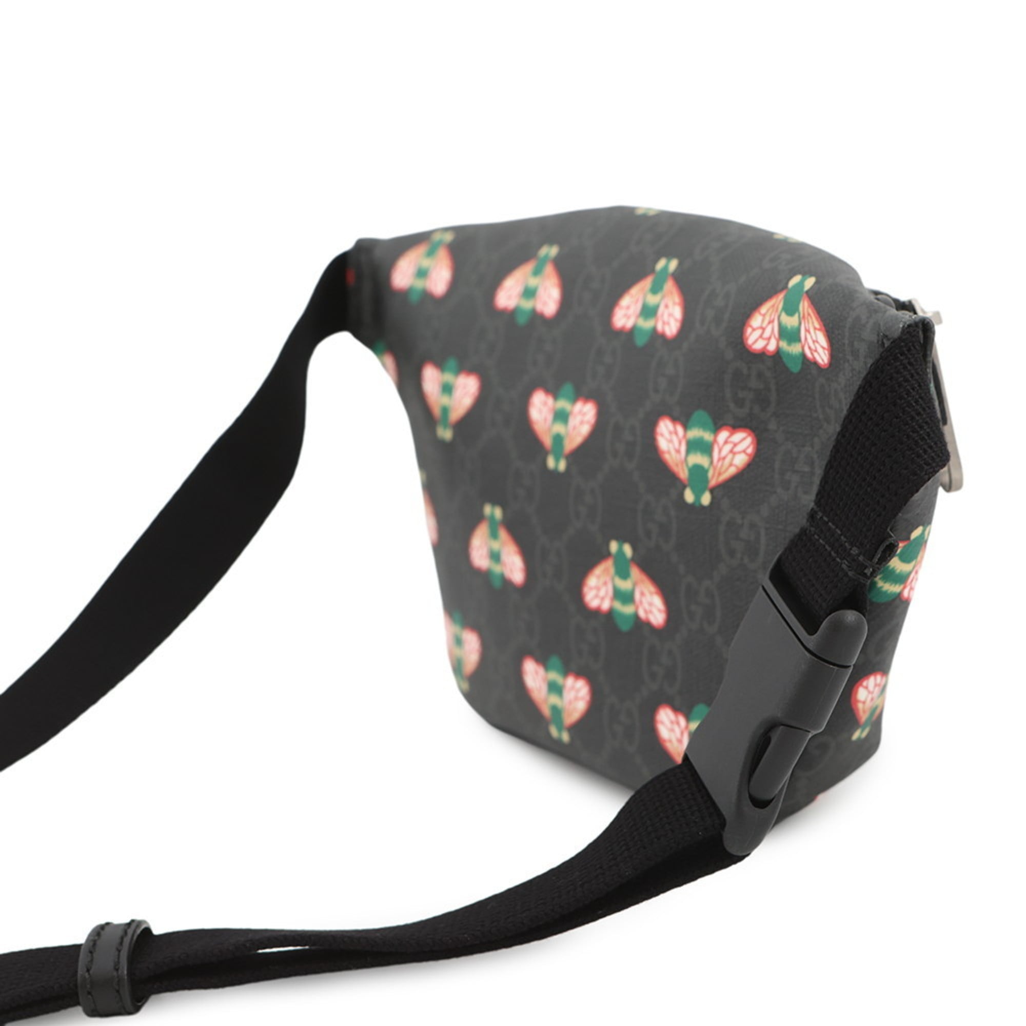 Gucci Black Gg Supreme Sling Bag (Pre-Owned)
