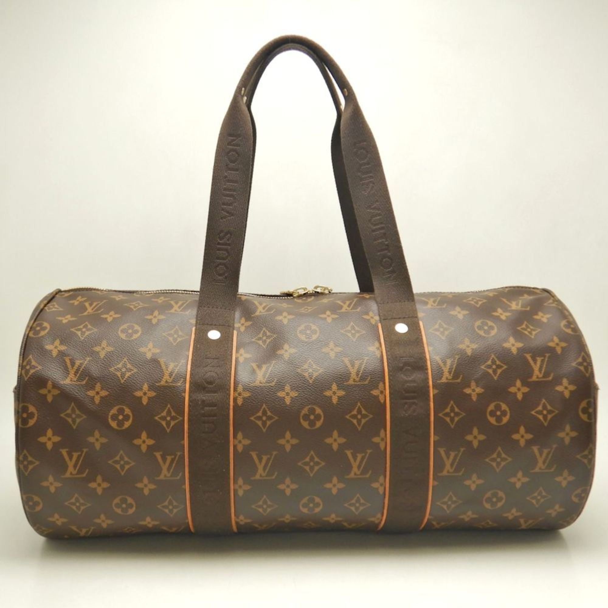 Louis Vuitton Monogram Brown Pvc Boston Bag