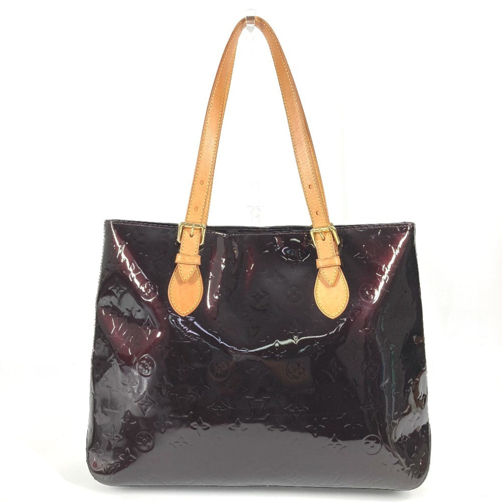 Louis Vuitton Amarante Purple Monogram Vernis Canvas Shoulder Bag Tote Bag