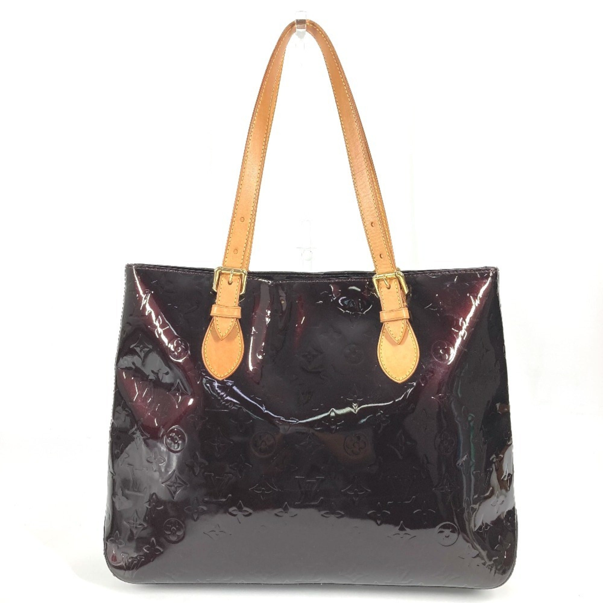Louis Vuitton Amarante Purple Monogram Vernis Canvas Shoulder Bag Tote Bag