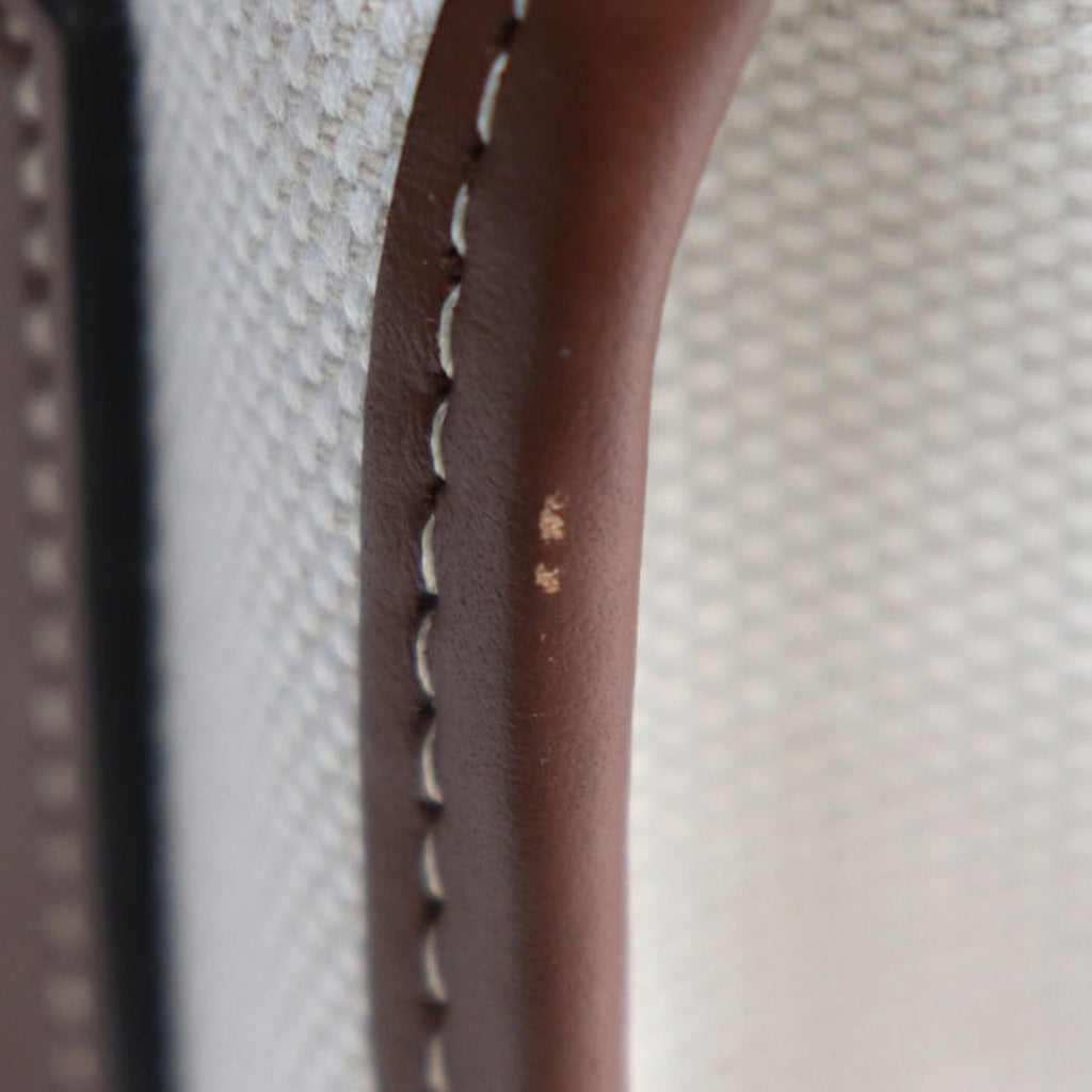 Burberry Brown Canvas Leather Shoulder Bag