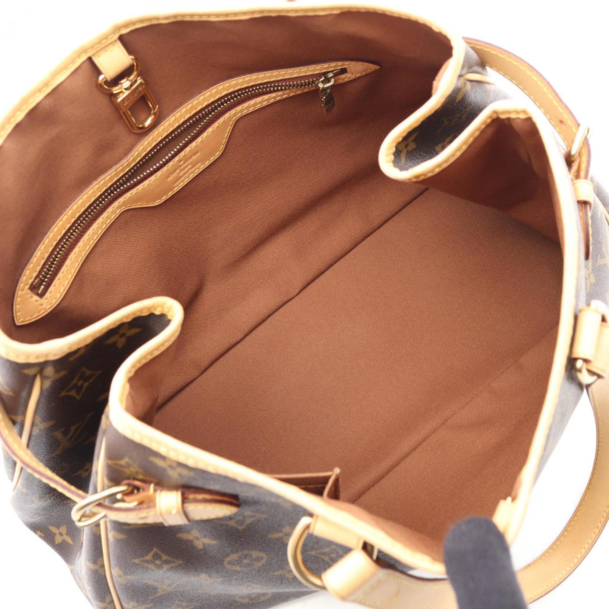 Louis Vuitton Brown Monogram Coated Canvas Shoulder Bag