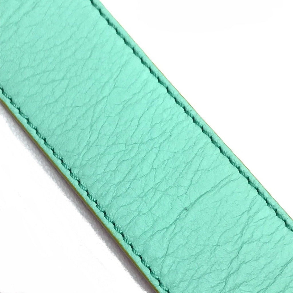 Fendi Blue Leather Chain/Shoulder Wallet