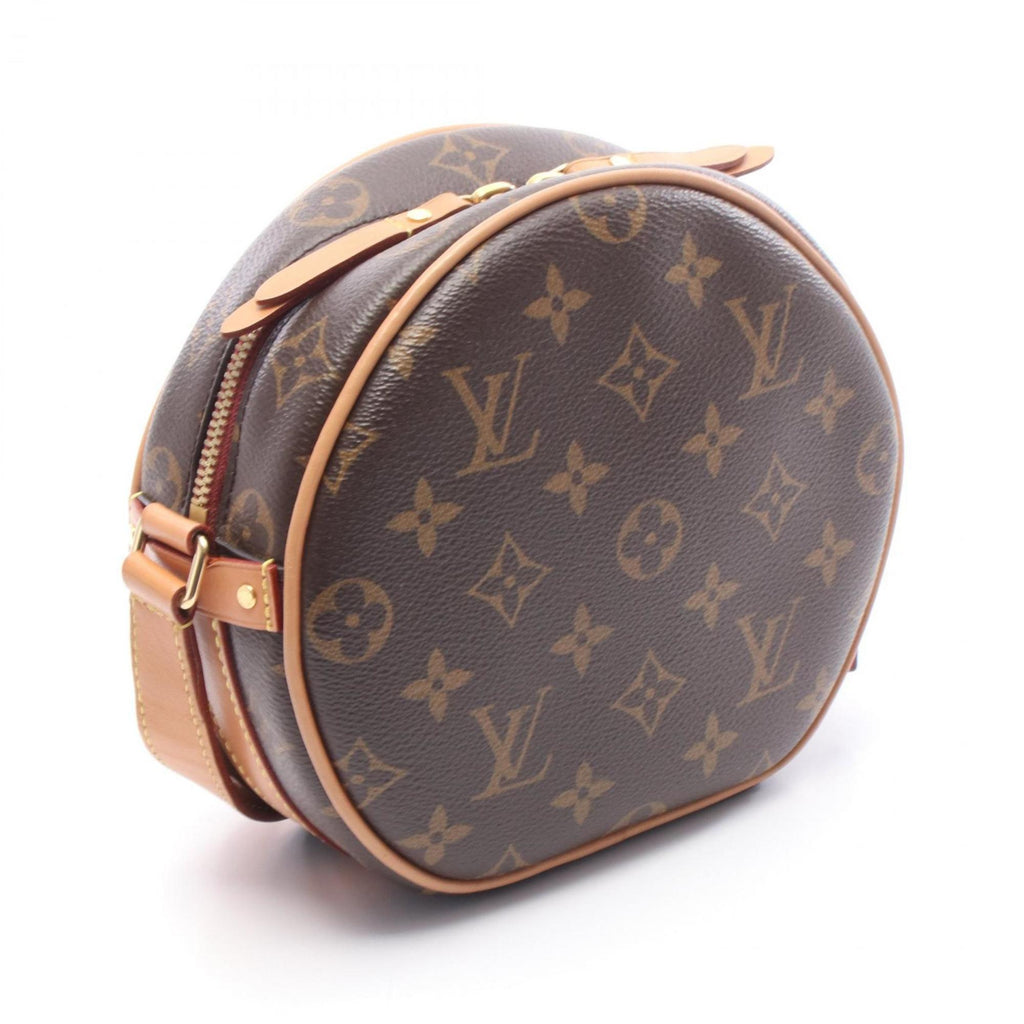 Louis Vuitton Monogram Brown Coated Canvas Leather Shoulder Bag