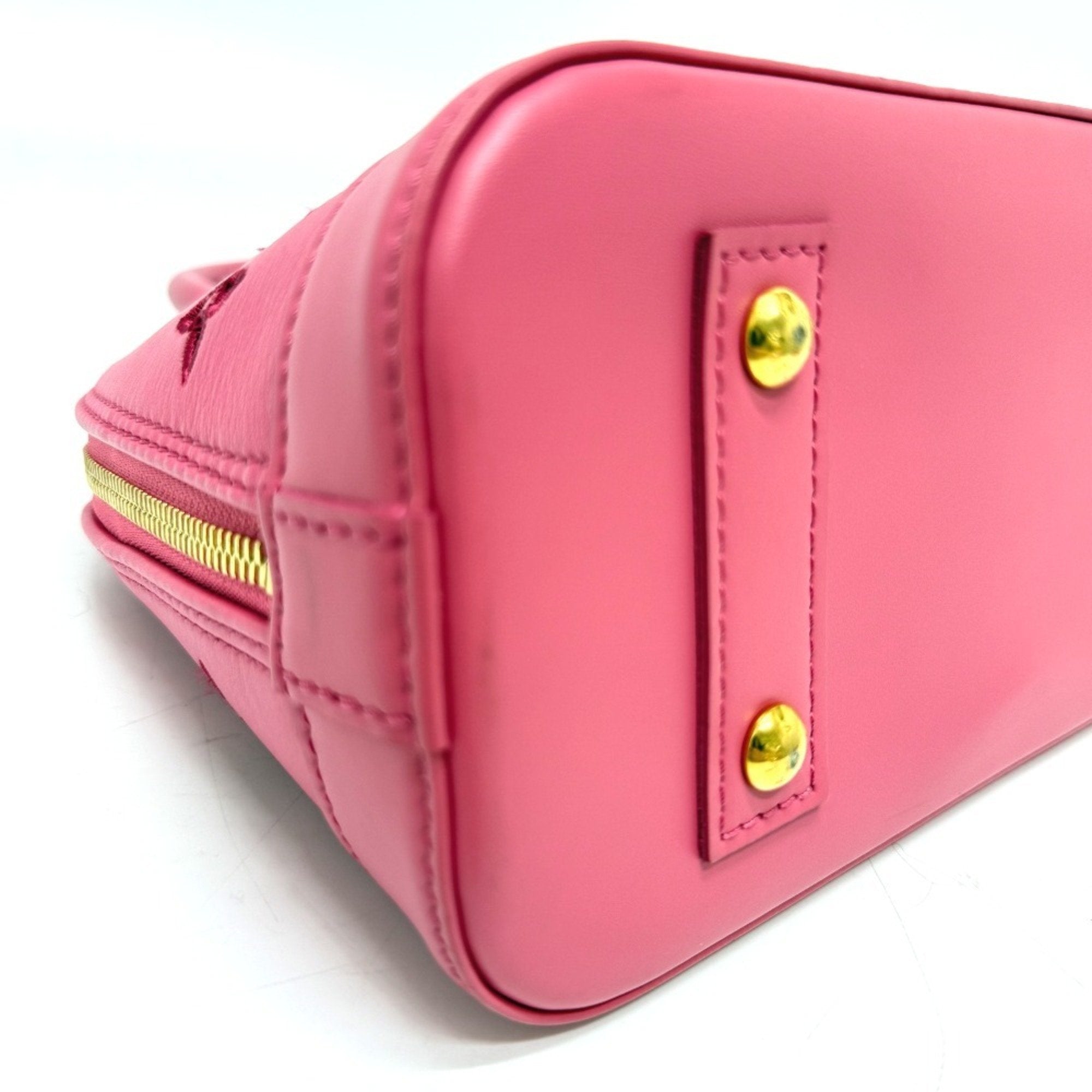 Louis Vuitton Pink Leather Handbag