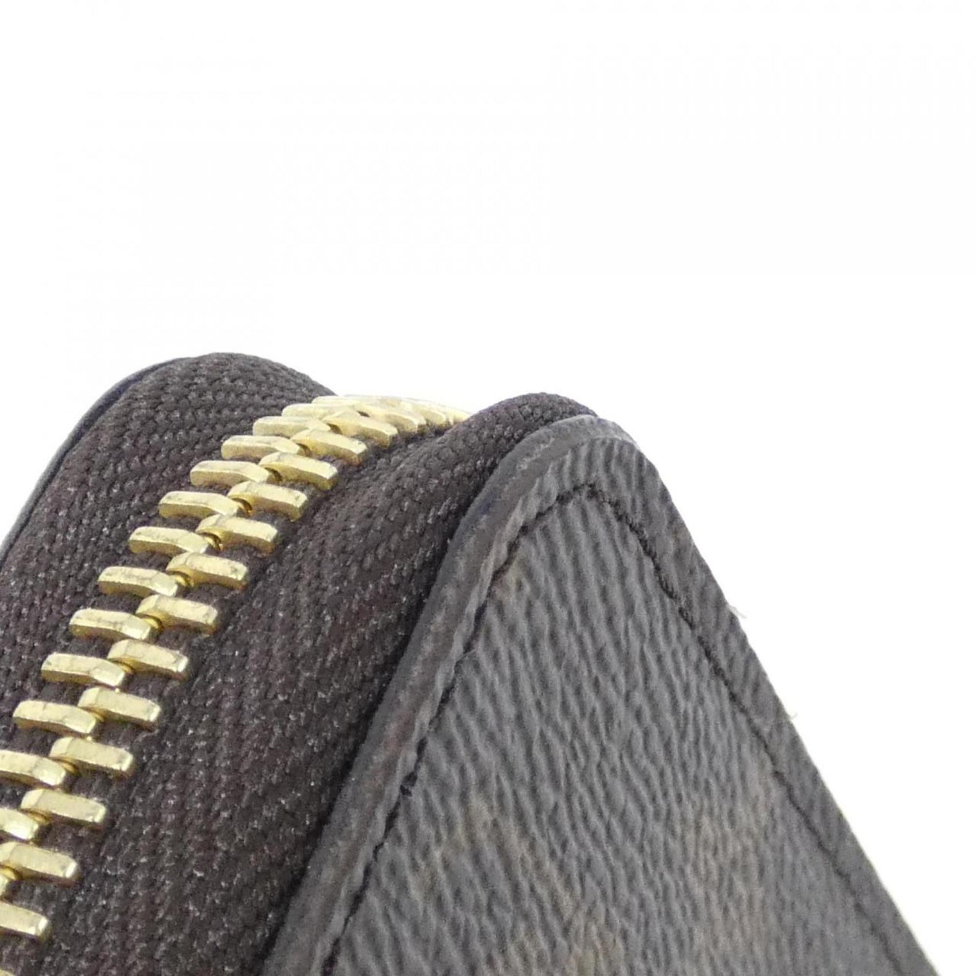 Louis Vuitton Marron Coated Canvas Long Wallet