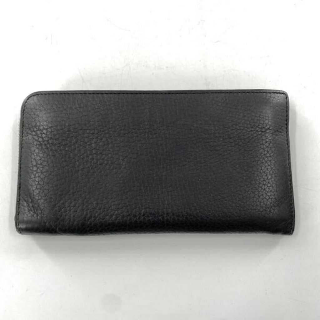Gucci Black Leather Long Wallet (Bi-Fold) (Pre-Owned)