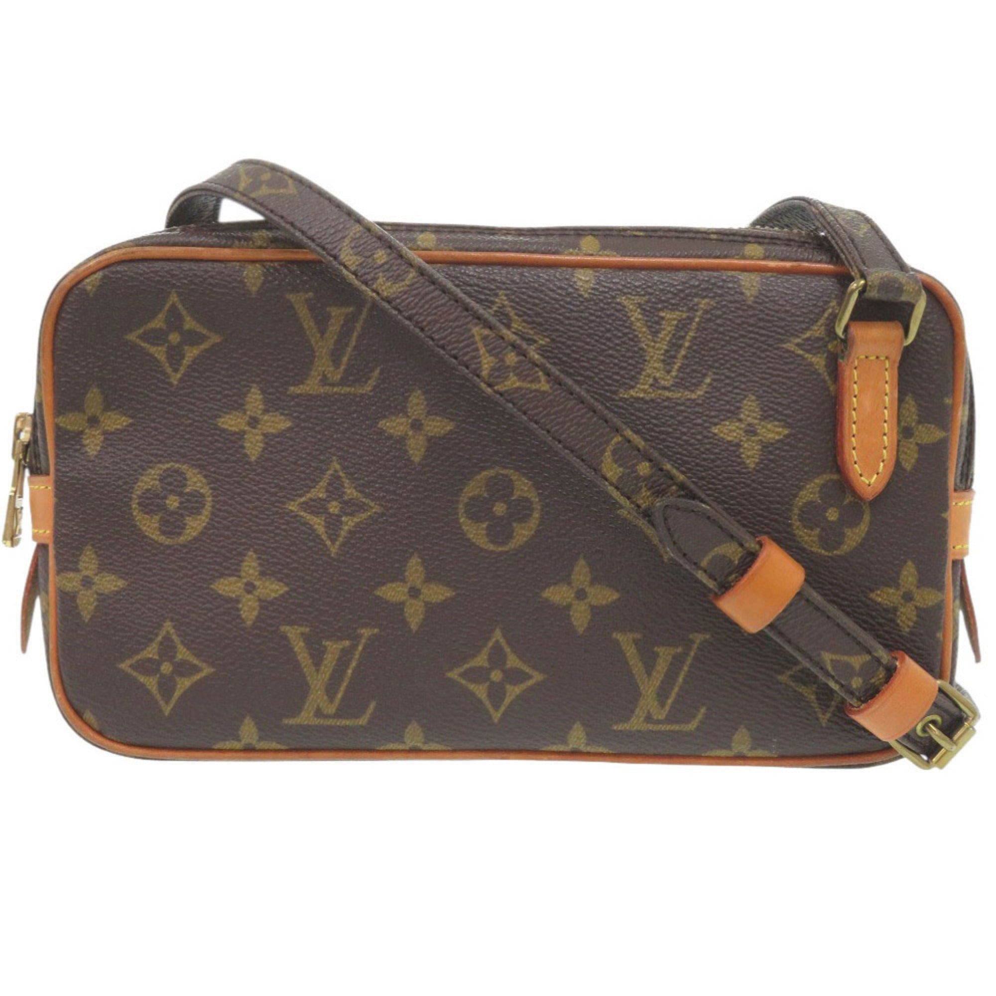 Louis Vuitton Brown Monogram Canvas Shoulder Bag
