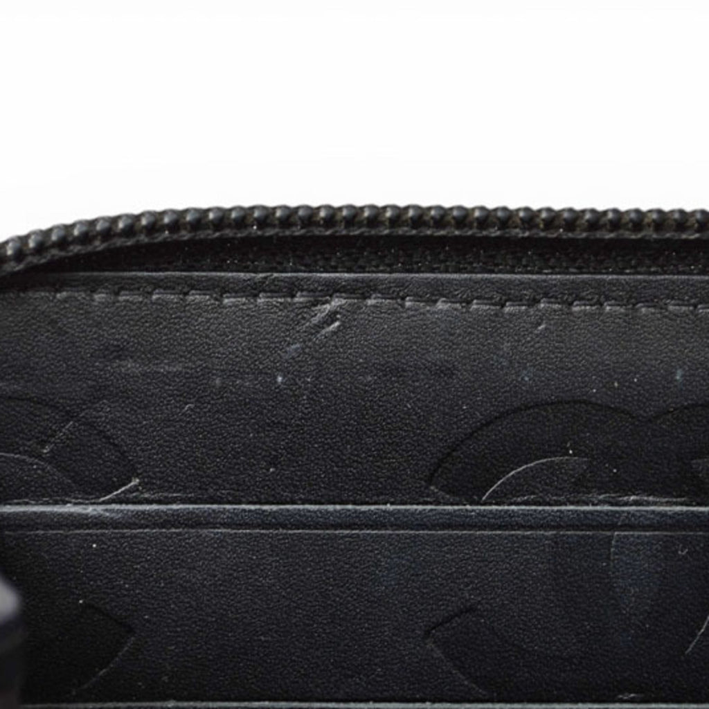 Chanel Black Cambon Ligne Long Wallet (Bi-Fold)