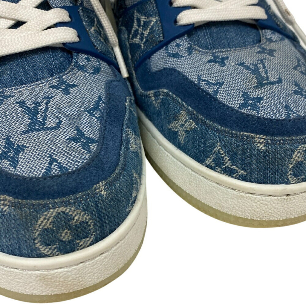 Louis Vuitton Blue White Sneakers