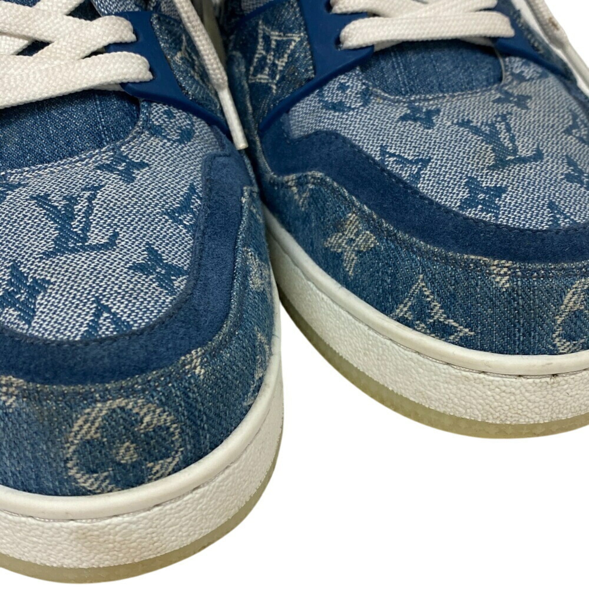 Louis Vuitton Blue White Sneakers