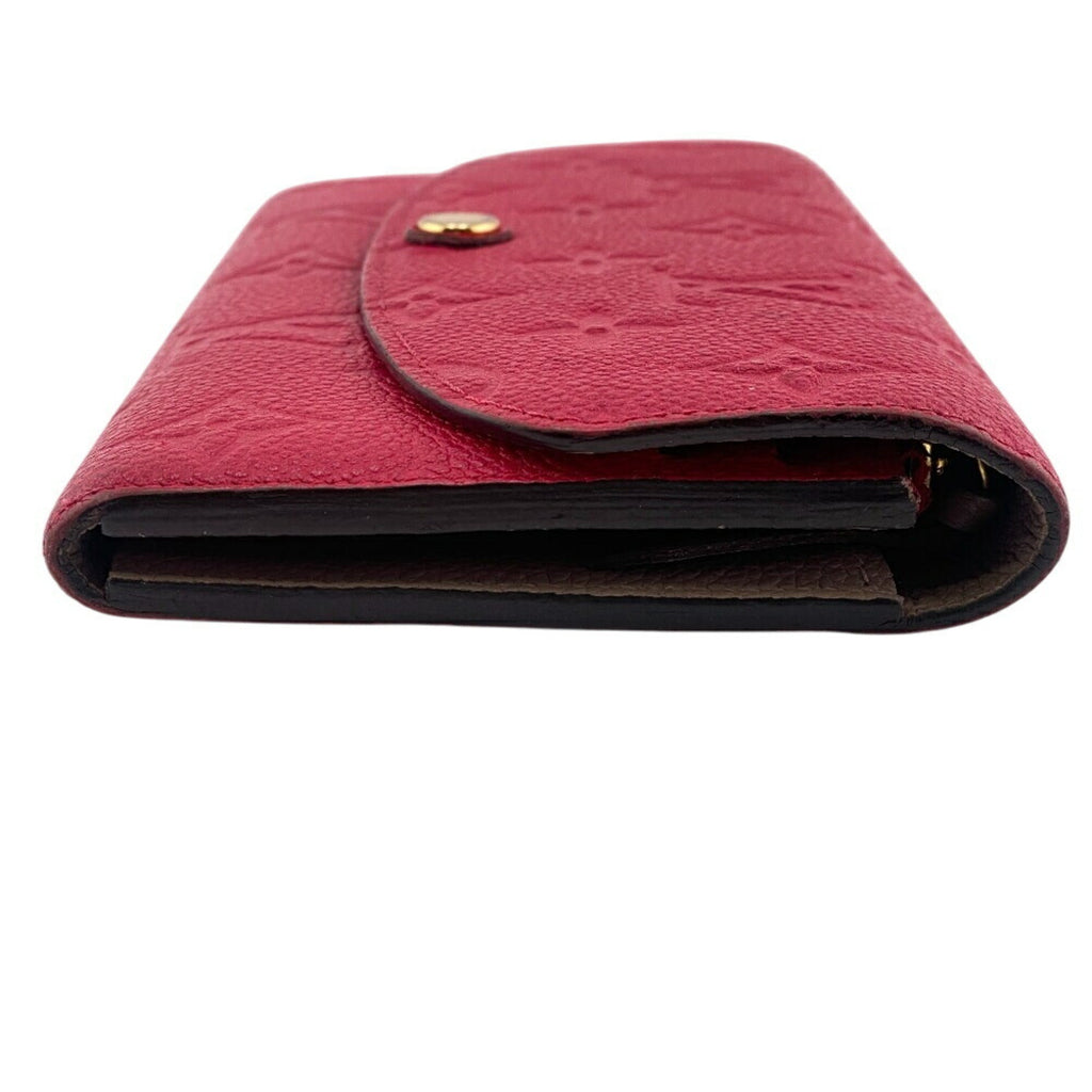 Louis Vuitton Gray Pink Monogram Empreinte Long Wallet (Tri-Fold)
