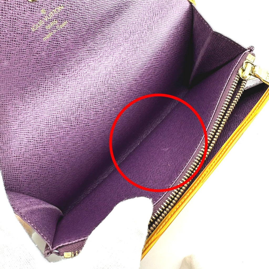 Louis Vuitton Yellow Epi Leather Long Wallet