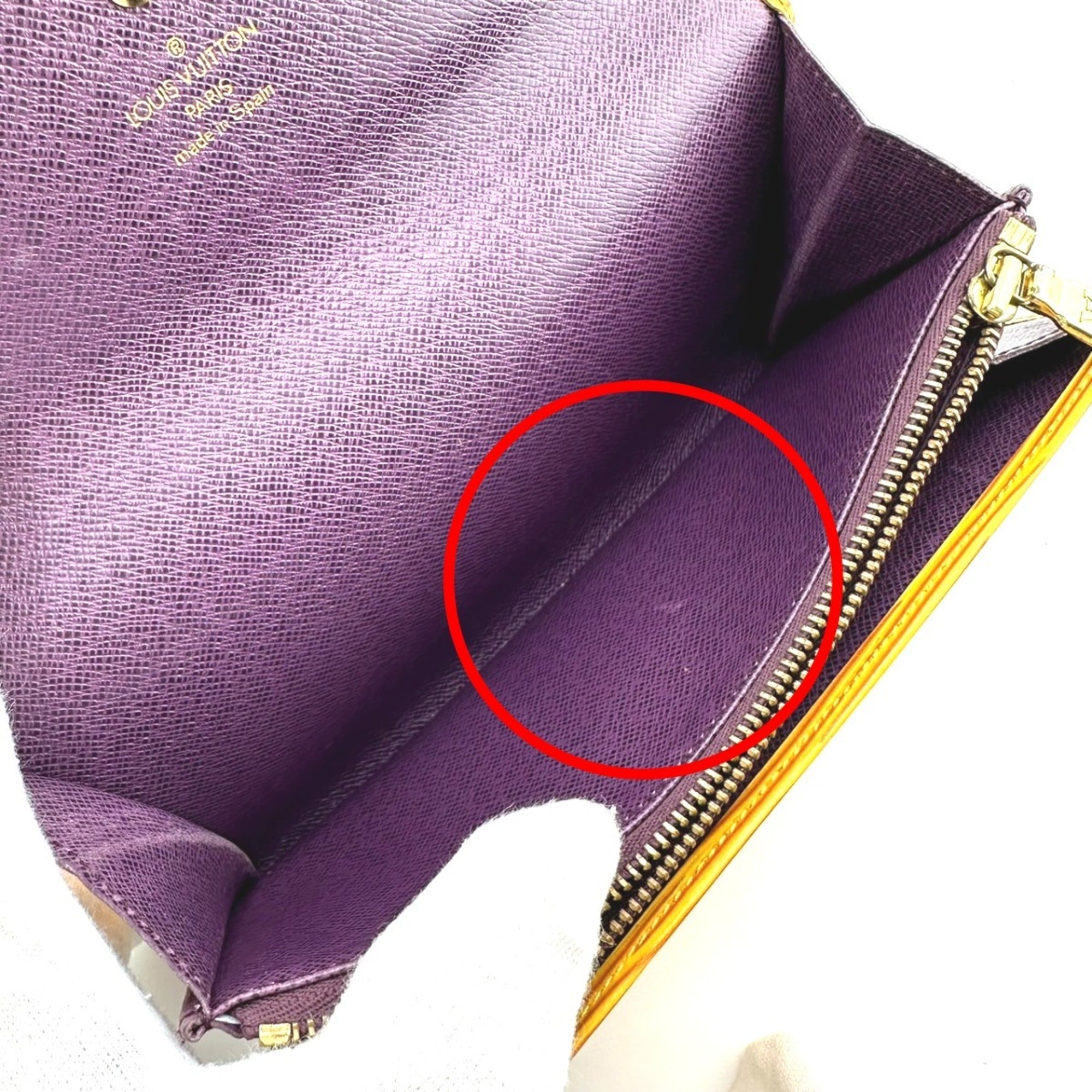 Louis Vuitton Yellow Epi Leather Long Wallet
