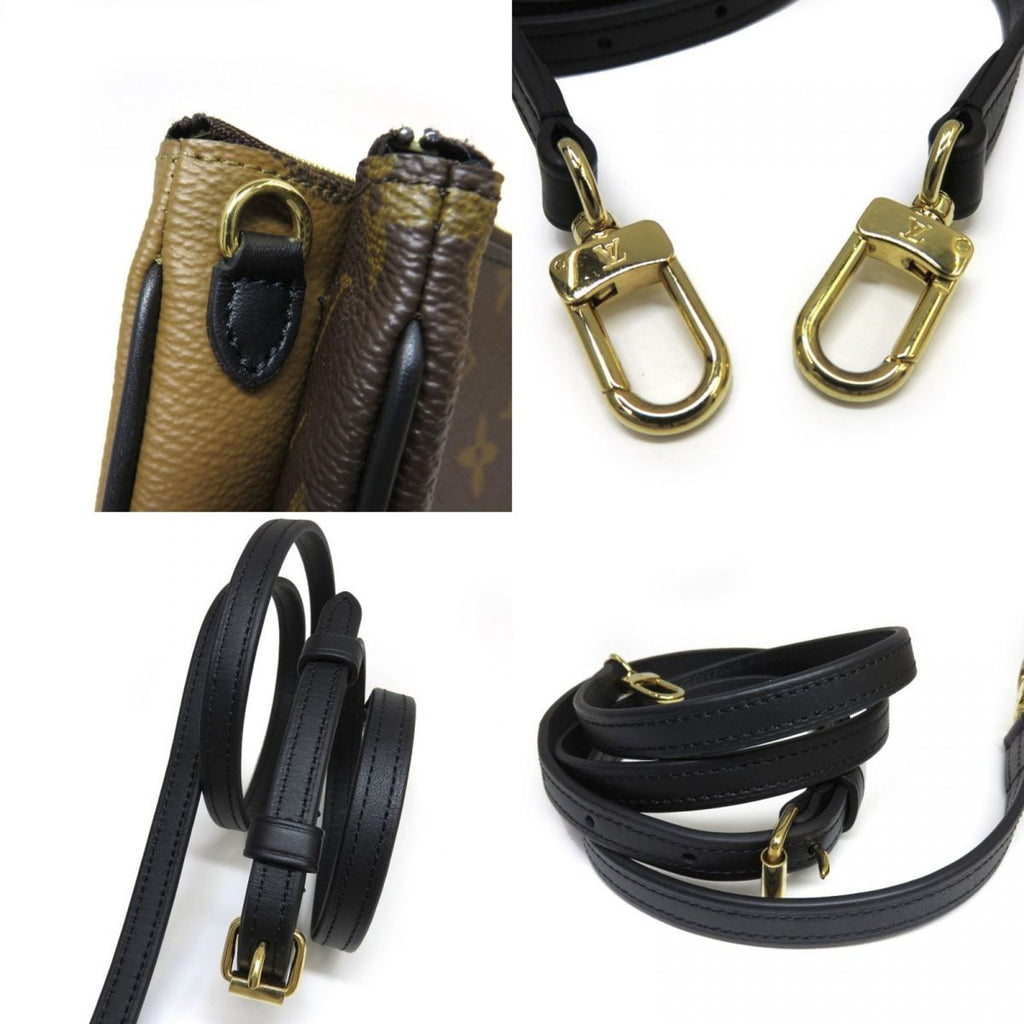 Louis Vuitton Galle Marron Monogram Monogram Monogram Reverse Pochette Shoulder Bag