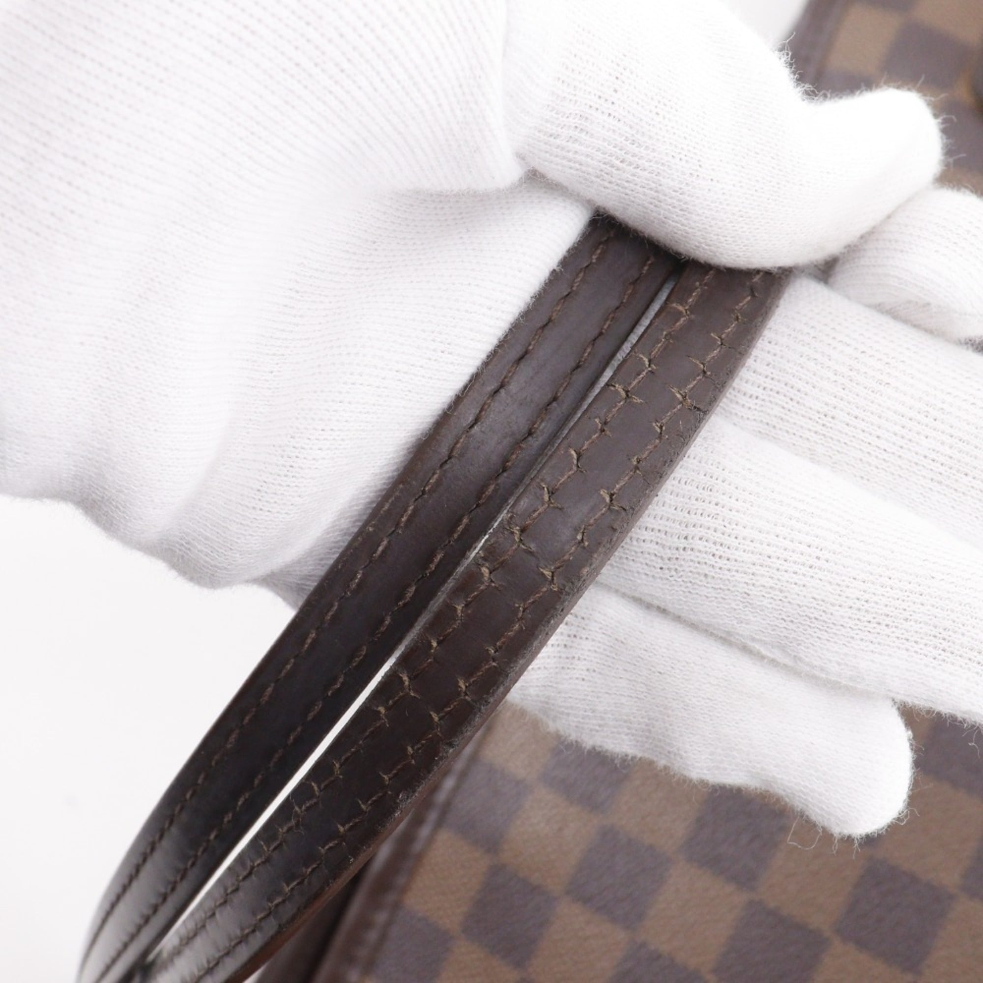 Louis Vuitton Brown Damier Canvas Tote Bag
