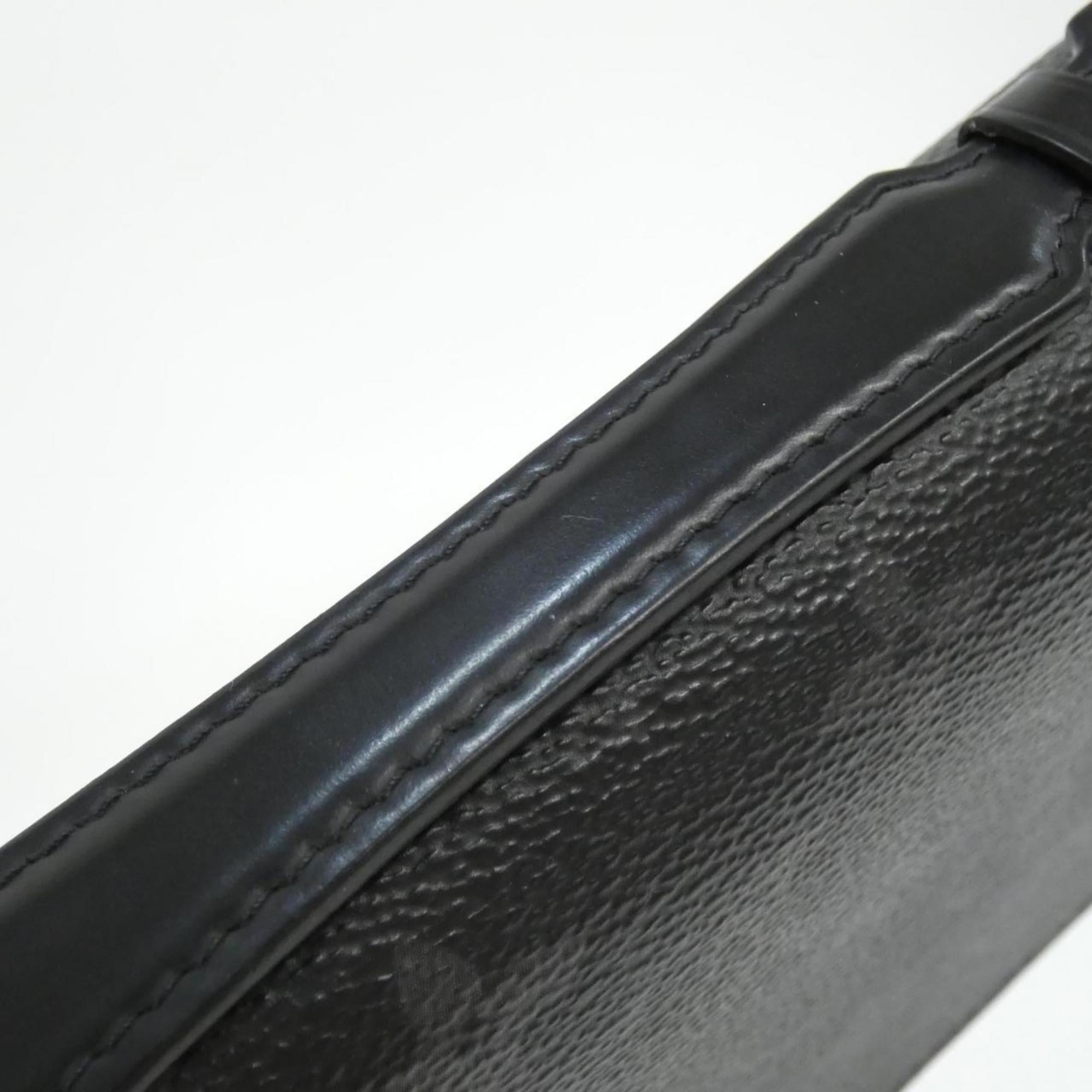 Louis Vuitton Black Coated Canvas Long Wallet