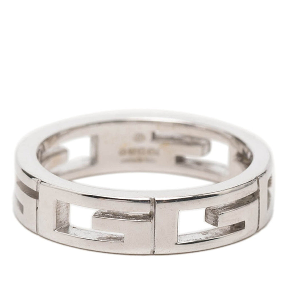 Gucci White Gold (18K) Band Ring (Pre-Owned)