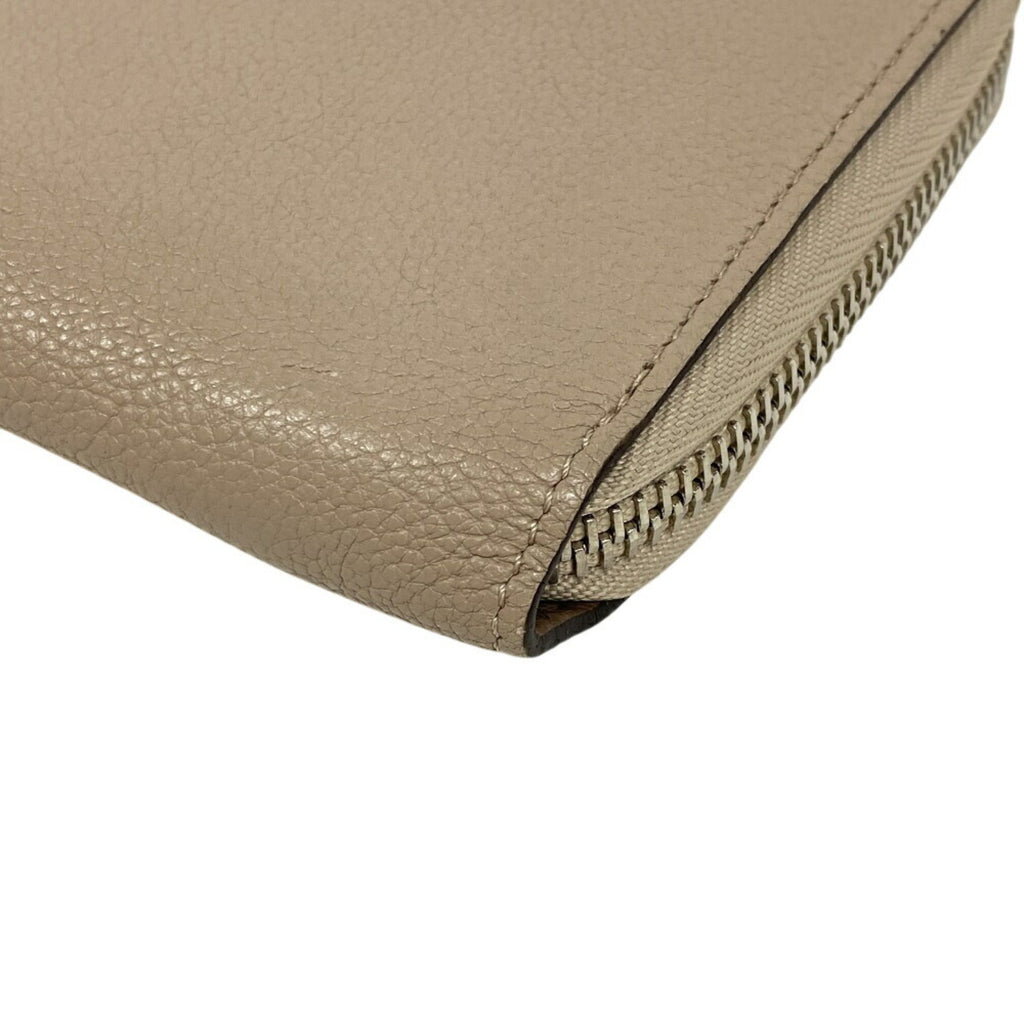 Louis Vuitton Parnassea Beige Leather Long Wallet
