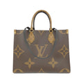 Louis Vuitton Marron Coated Canvas Handbag