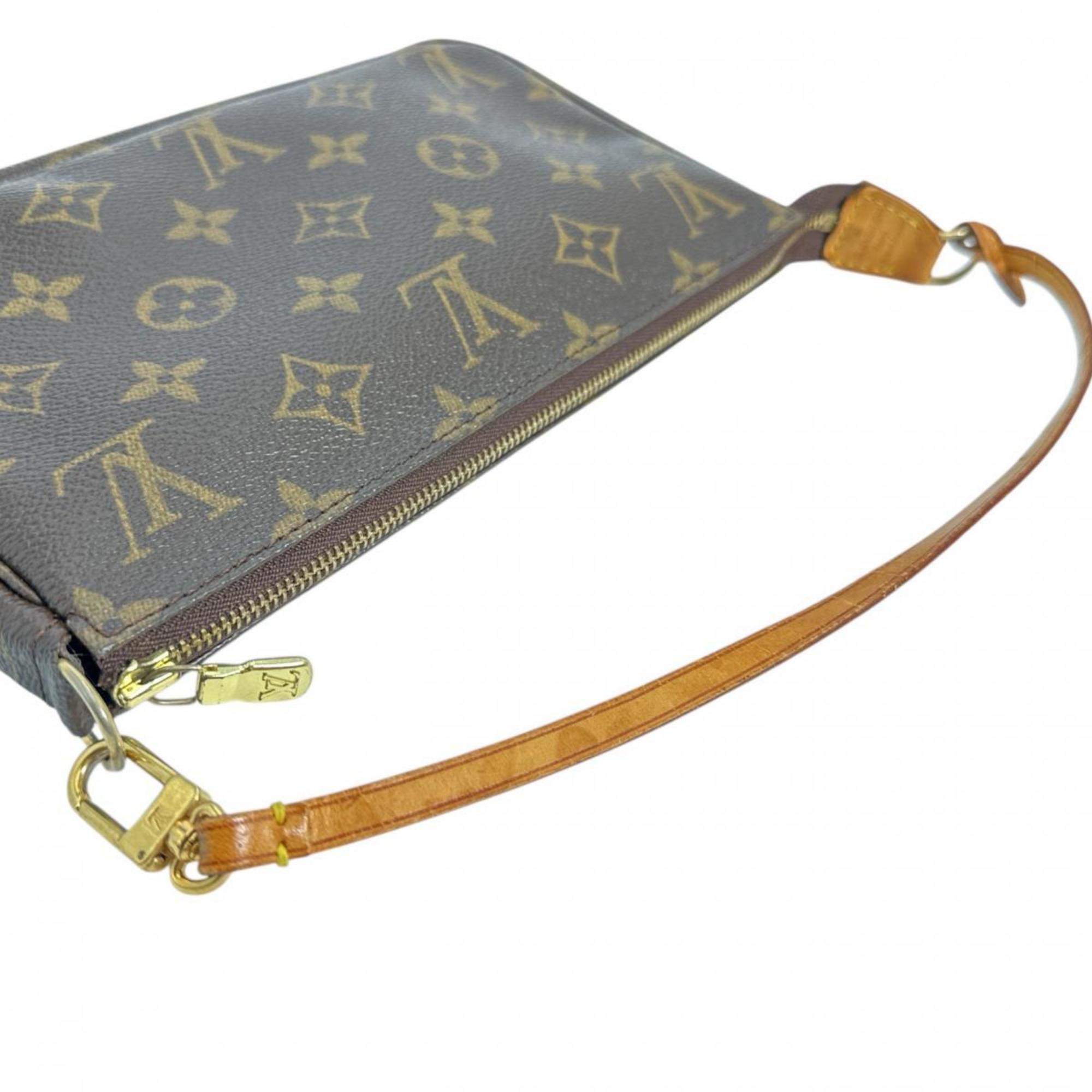 Louis Vuitton Brown Monogram Canvas Pochette Pouch