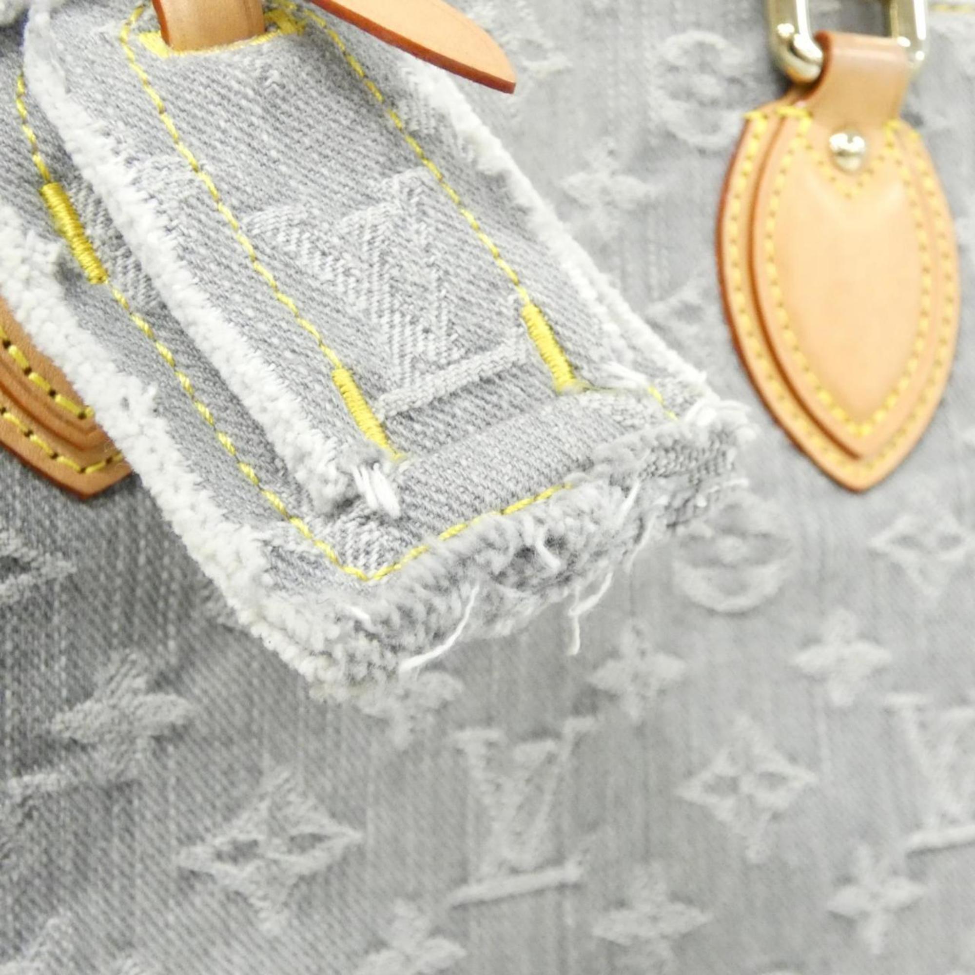 Louis Vuitton Gray Denim Canvas Handbag