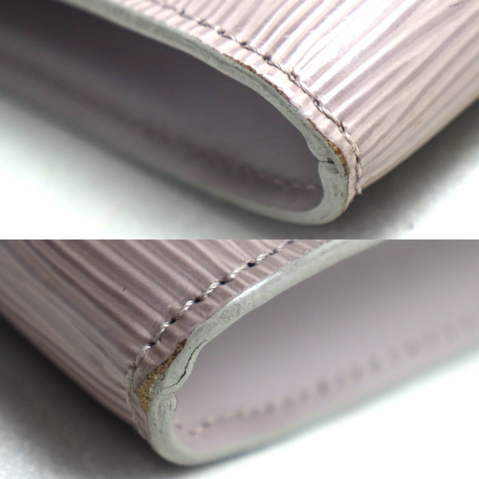 Louis Vuitton Silver Epi Leather Pouch