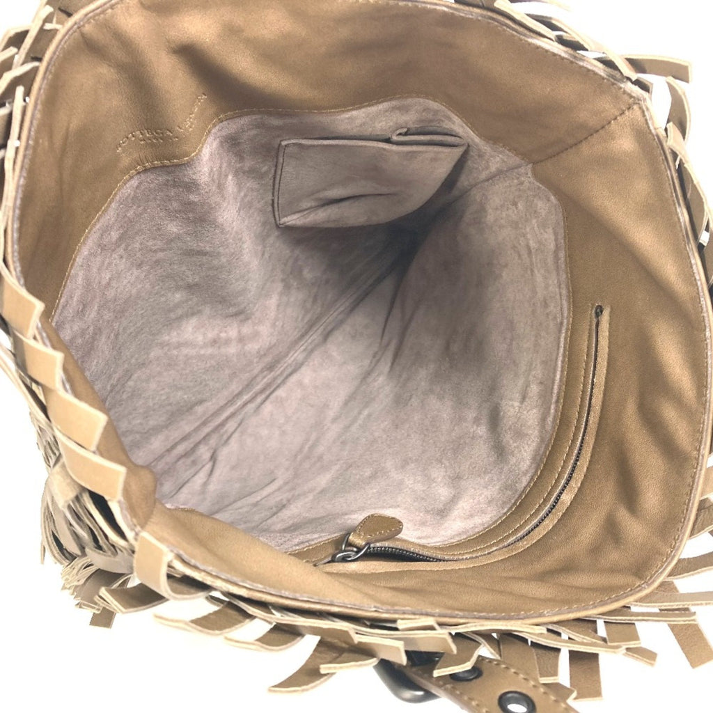 Bottega Veneta Beige Leather Tote Bag