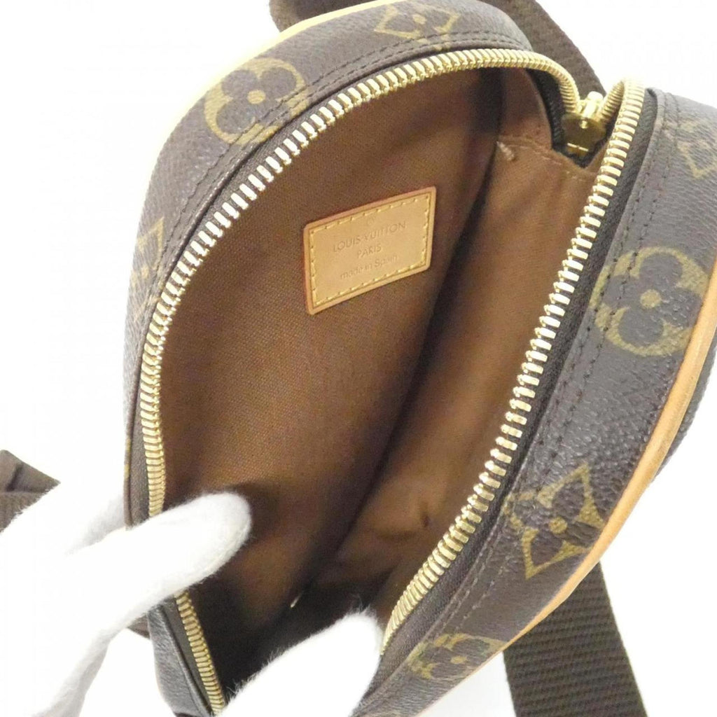 Louis Vuitton Monogram Marron Coated Canvas Pochette Shoulder Bag
