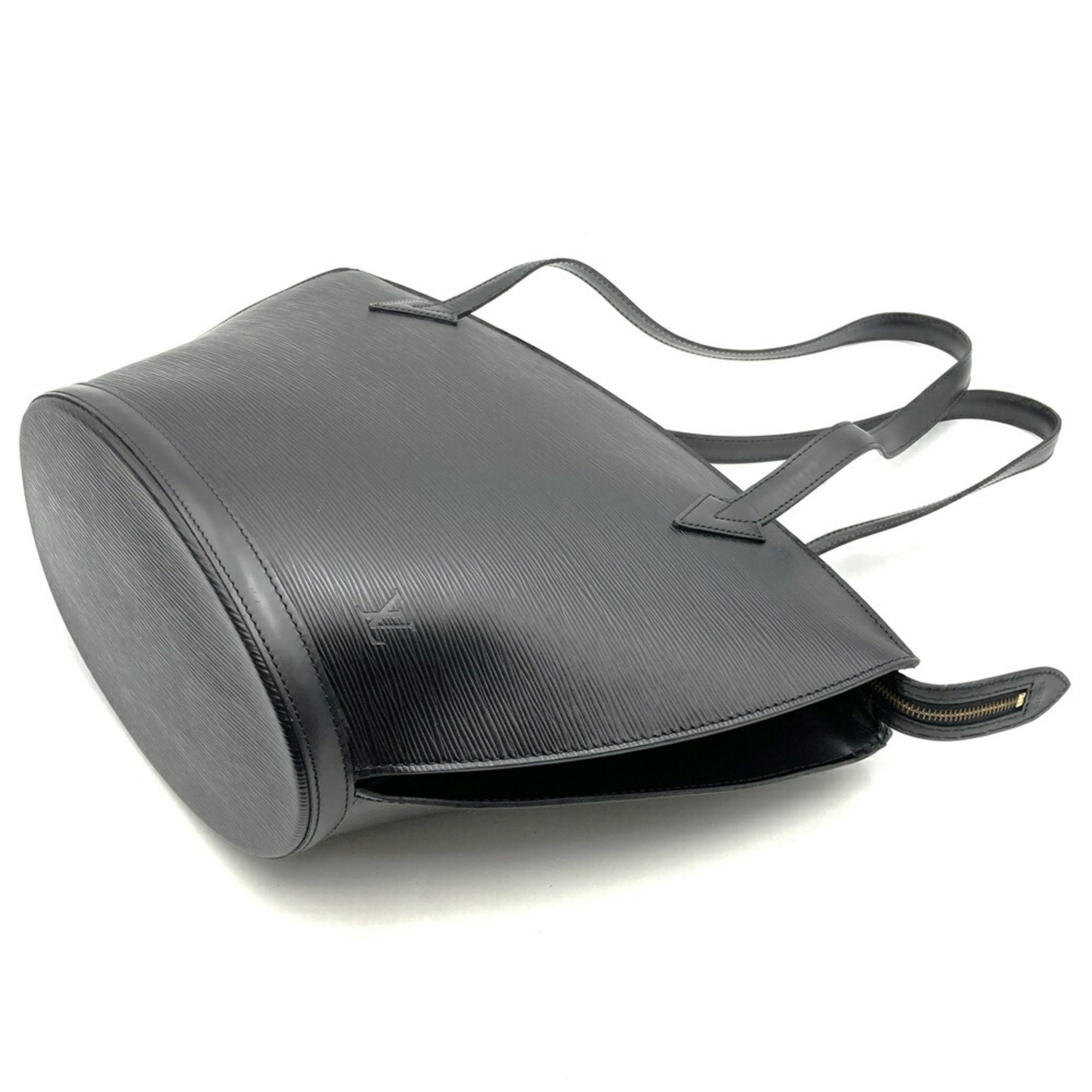 Louis Vuitton Black Noir Epi Leather Shoulder Bag