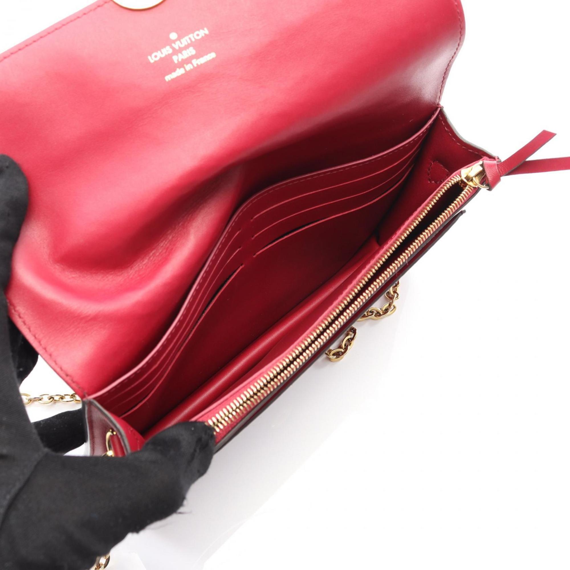 Louis Vuitton Brown Fuchsia Pink Pvc Monogram Coated Canvas Leather Shoulder Bag