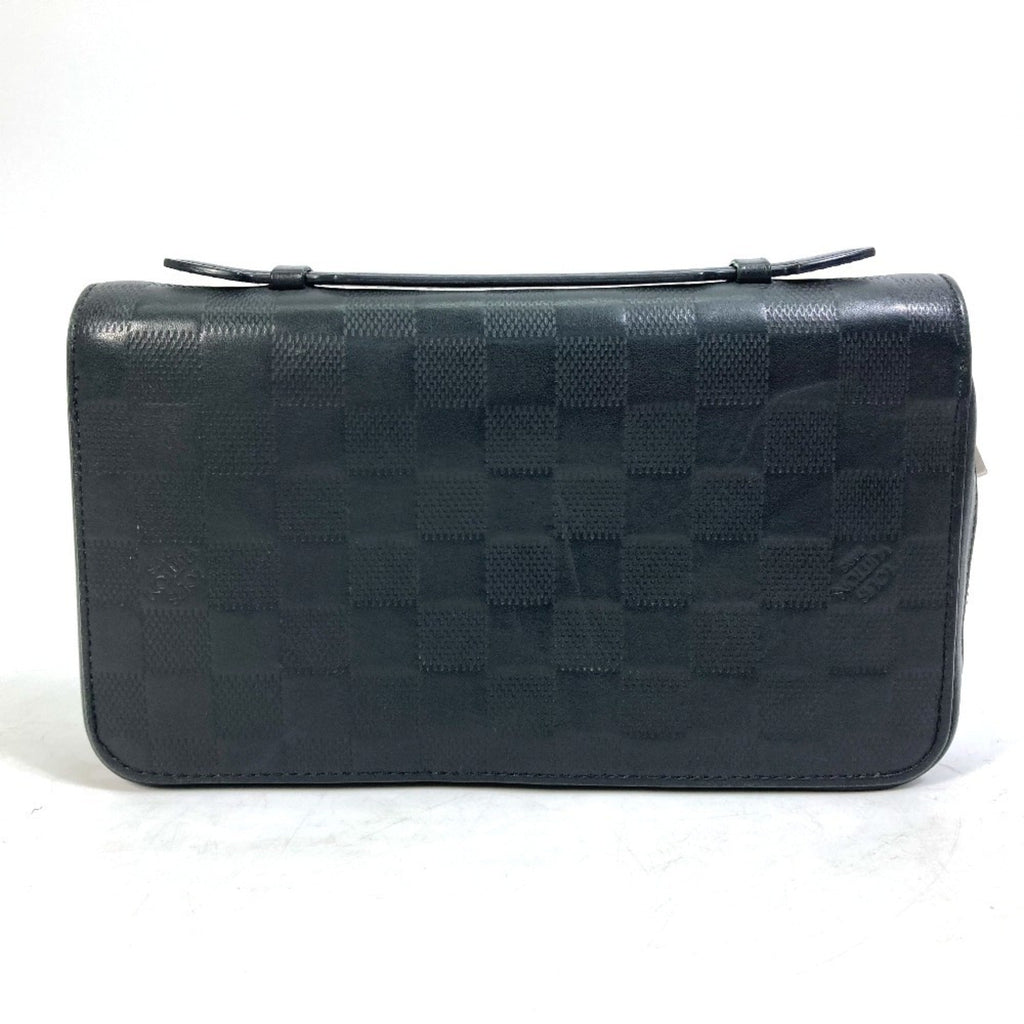 Louis Vuitton Black Noir Damier Infini Leather Coin Purse/Coin Case