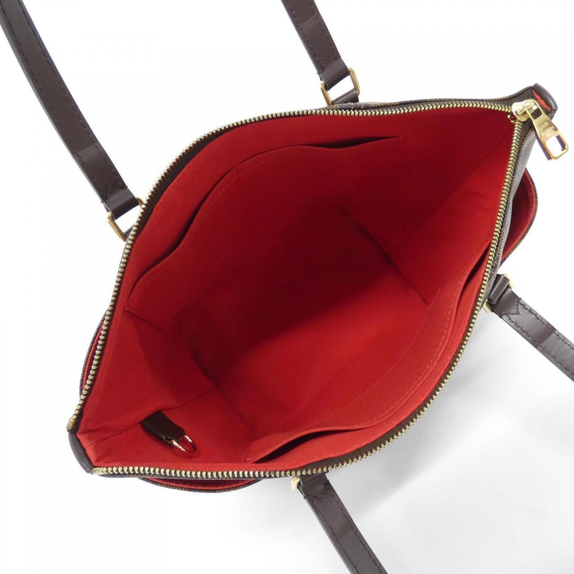 Louis Vuitton Ebene Coated Canvas Handbag