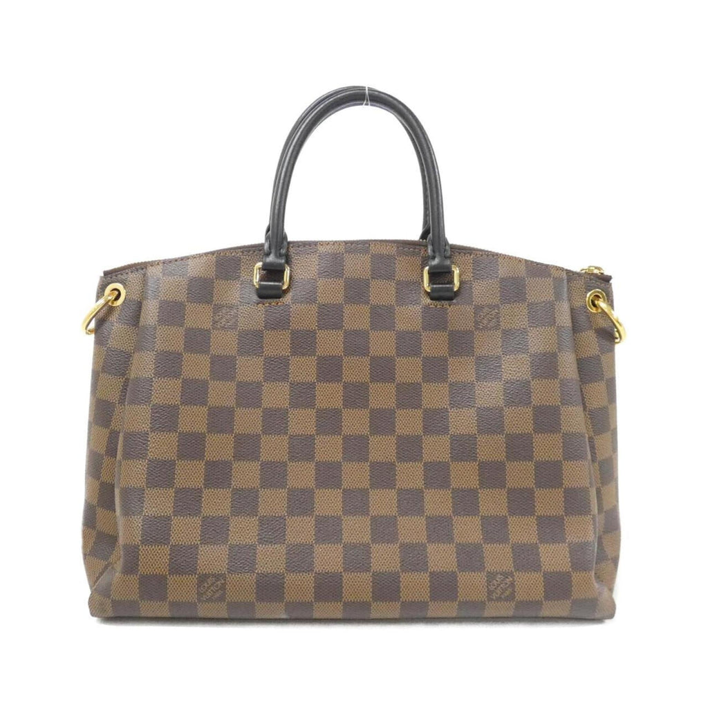 Louis Vuitton Brown Coated Canvas Handbag