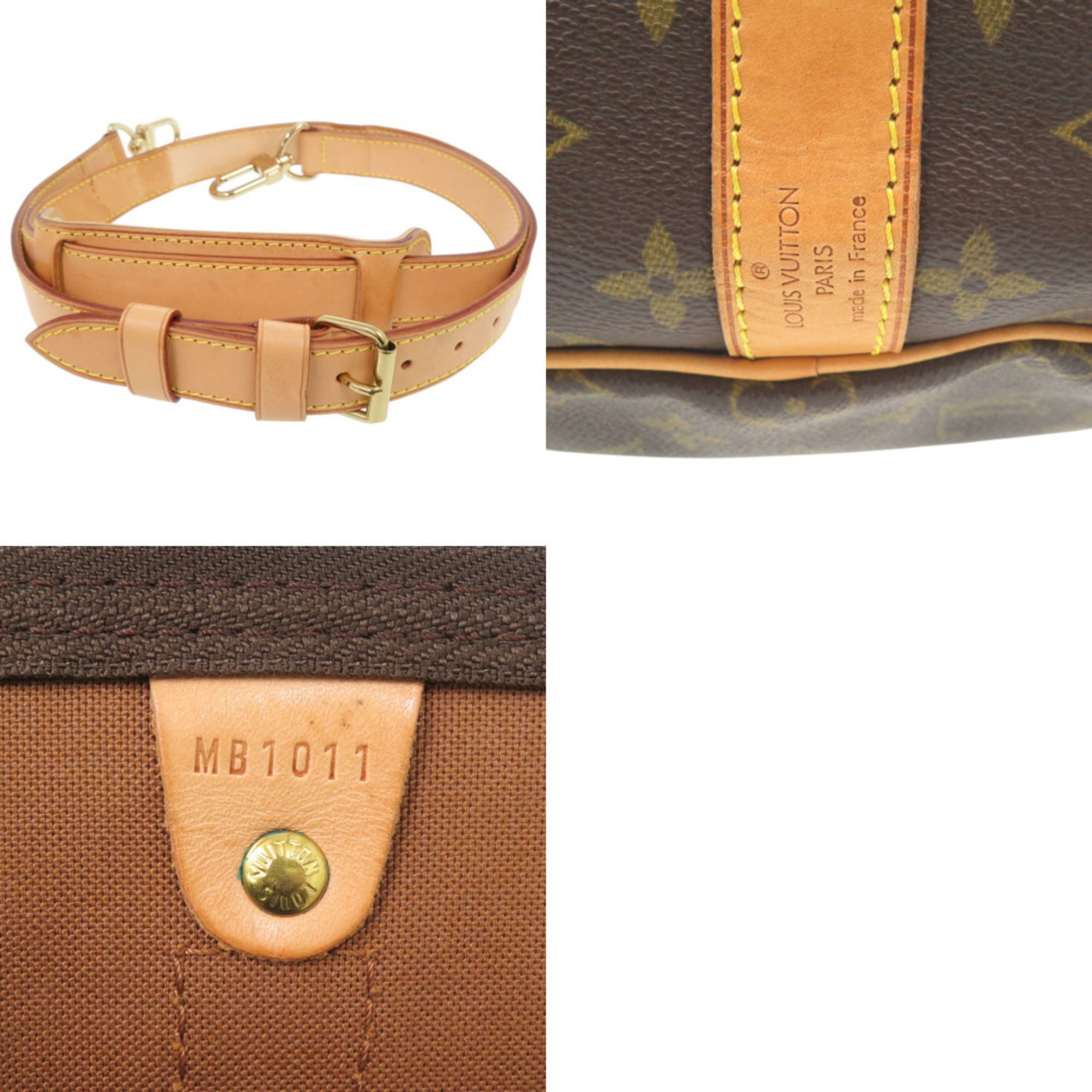 Louis Vuitton Brown Monogram Monogram Boston Bag