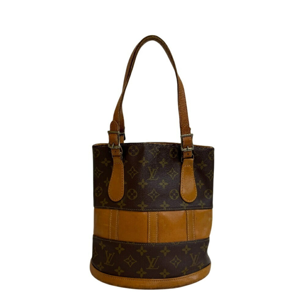 Louis Vuitton Brown Leather Shoulder Bag