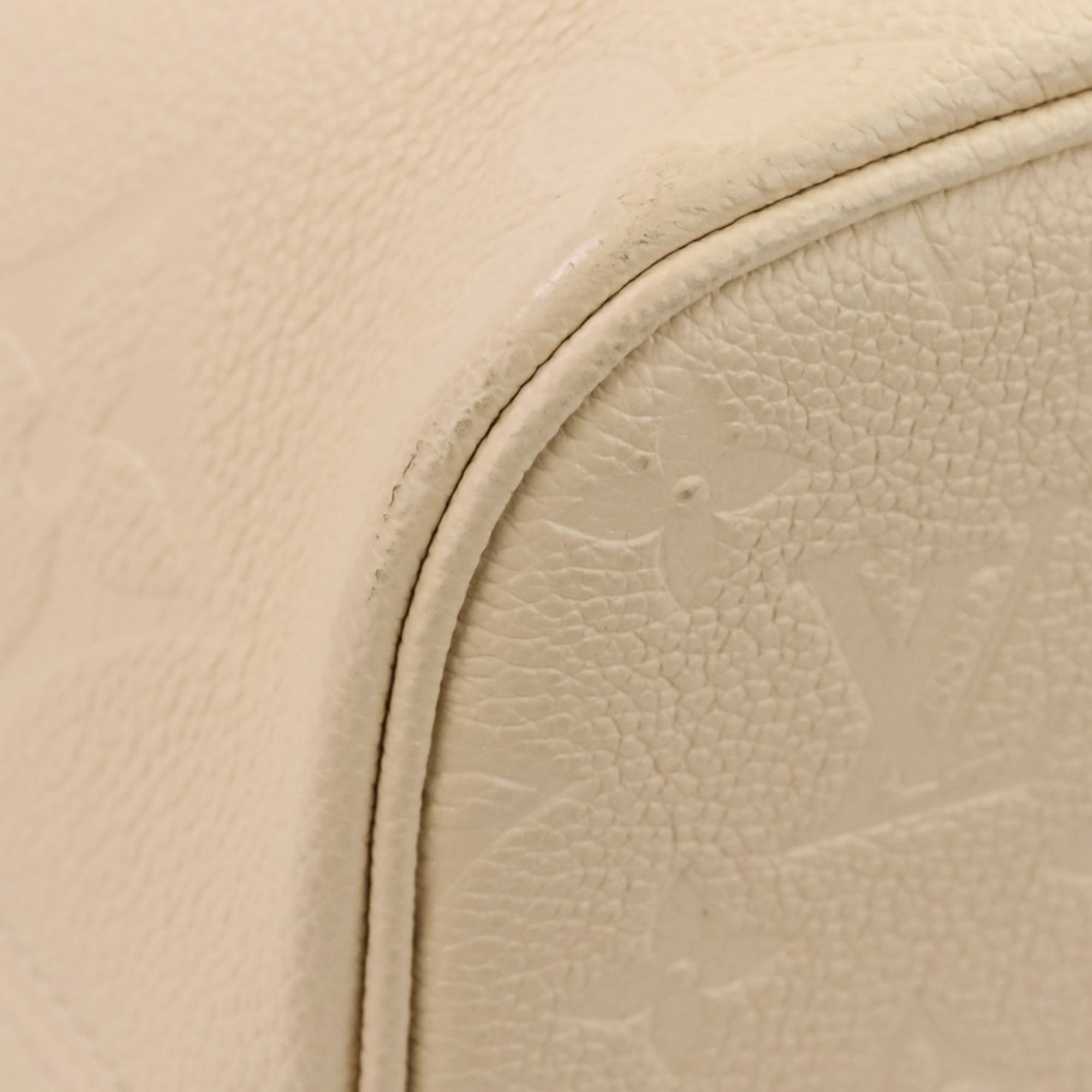 Louis Vuitton Cream Monogram Empreinte Tote Bag