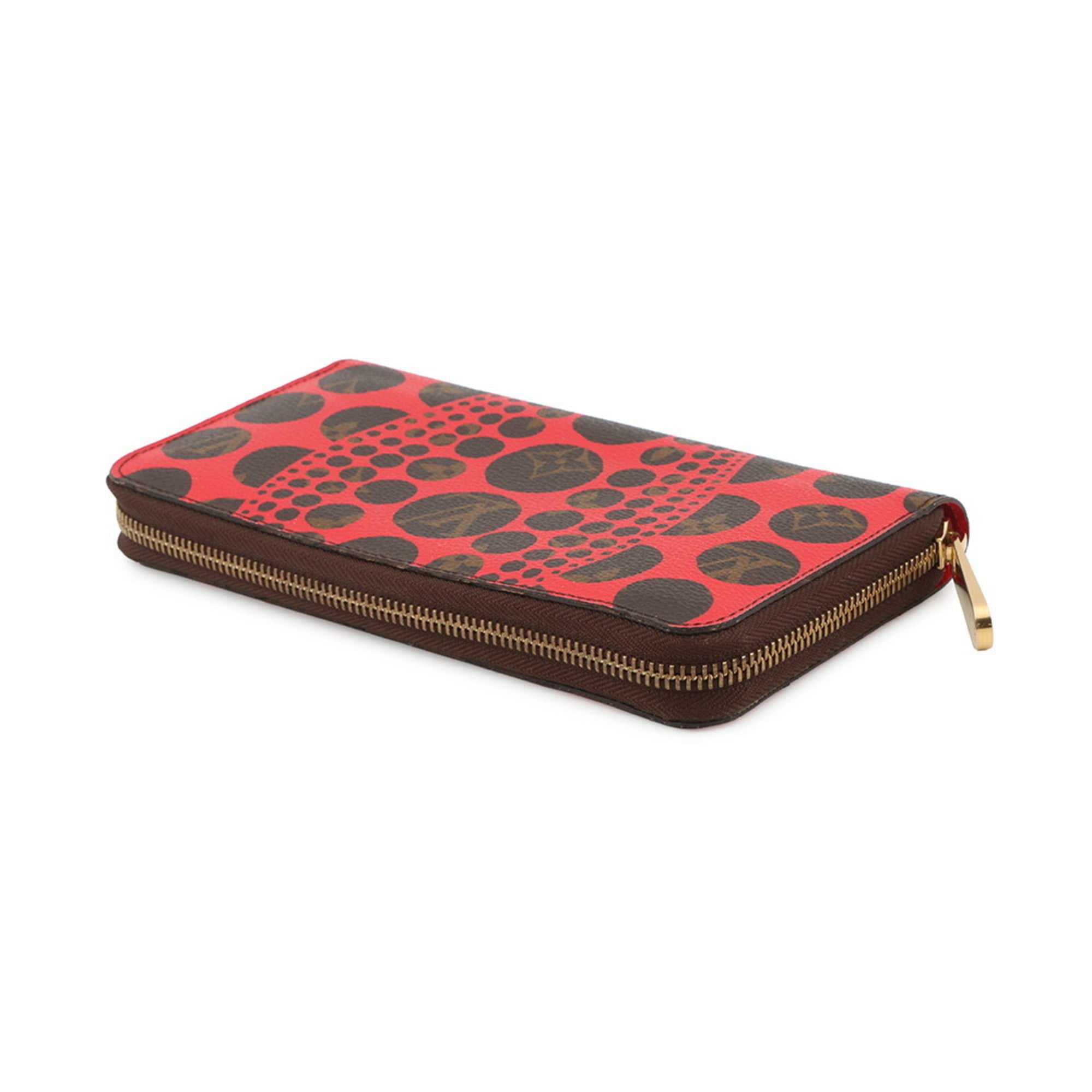 Louis Vuitton Monogram Red Color Monogram Long Wallet