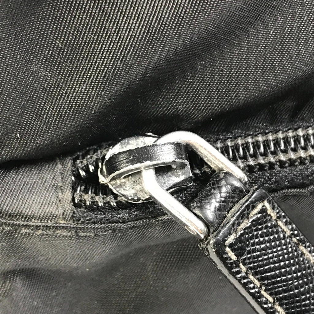 Prada Black Cloth Briefcase