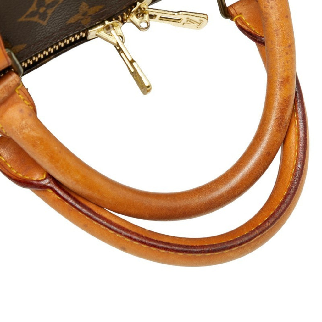 Louis Vuitton Brown Pvc Leather Boston Bag