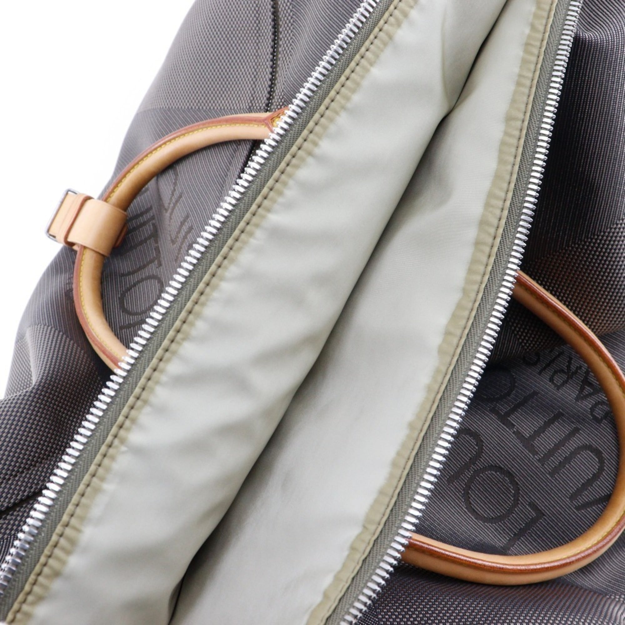 Louis Vuitton Brown Earth Damier Geant Boston Bag