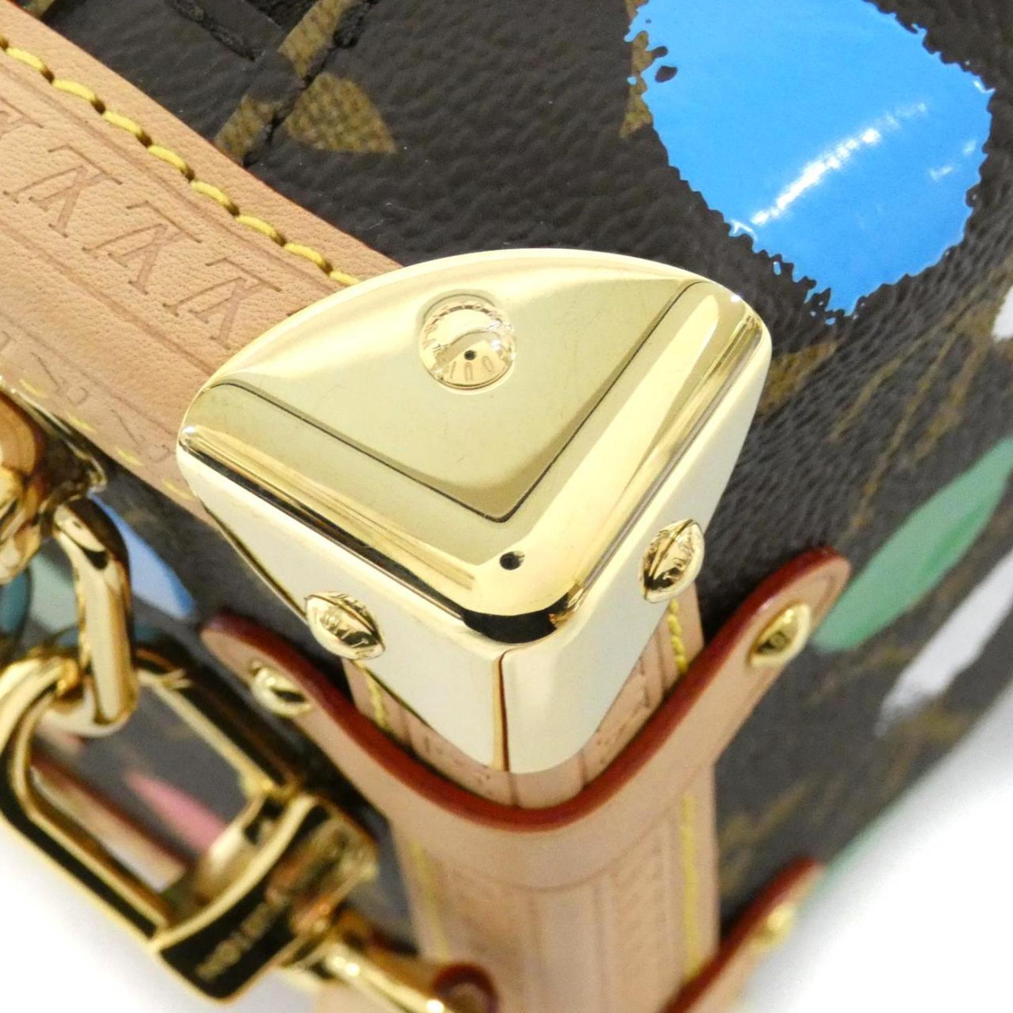 Louis Vuitton Brown Multi-Color Coated Canvas Shoulder Bag