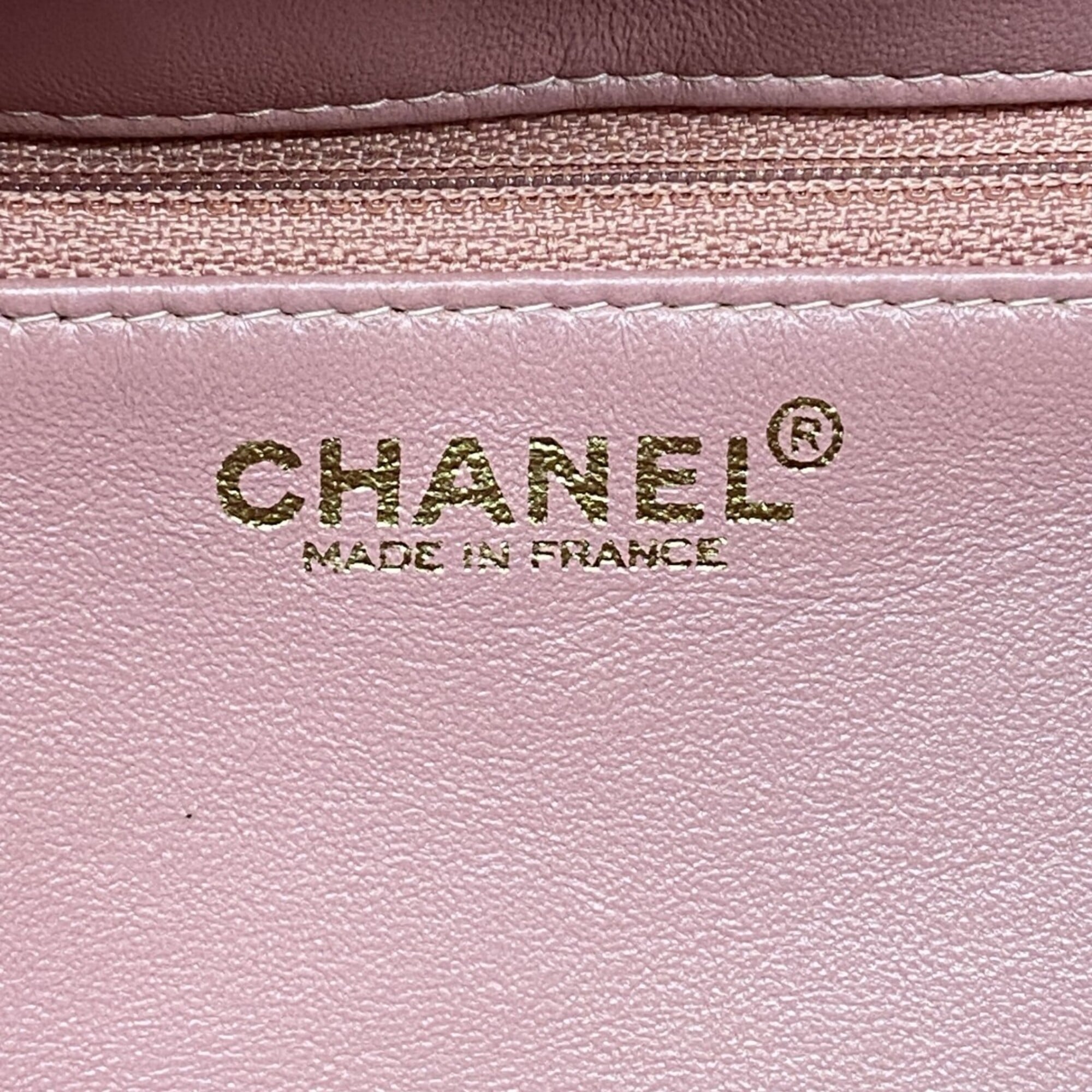 Chanel Pink Suede Handbag