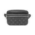 Louis Vuitton Black Coated Canvas Shoulder Bag