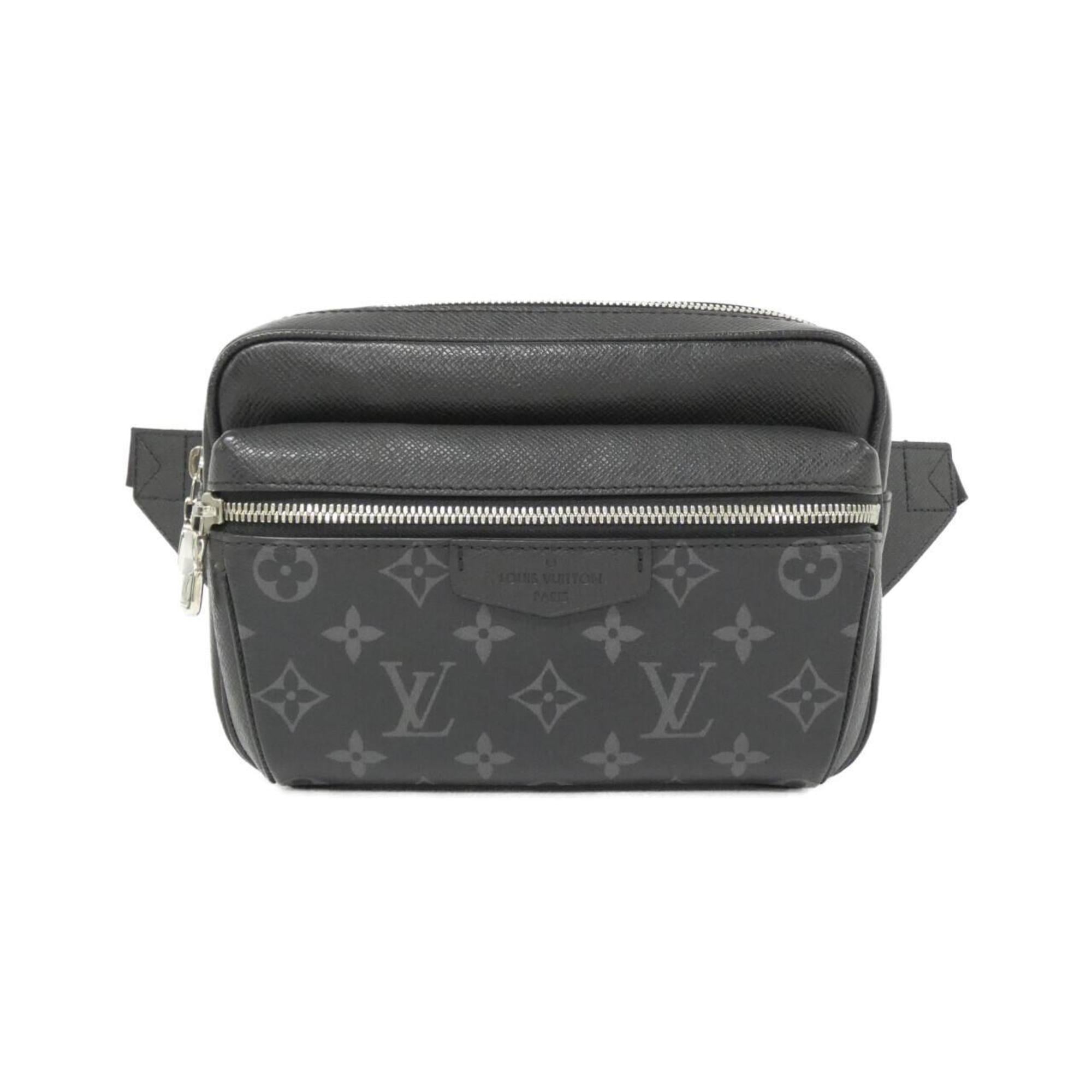 Louis Vuitton Black Coated Canvas Shoulder Bag