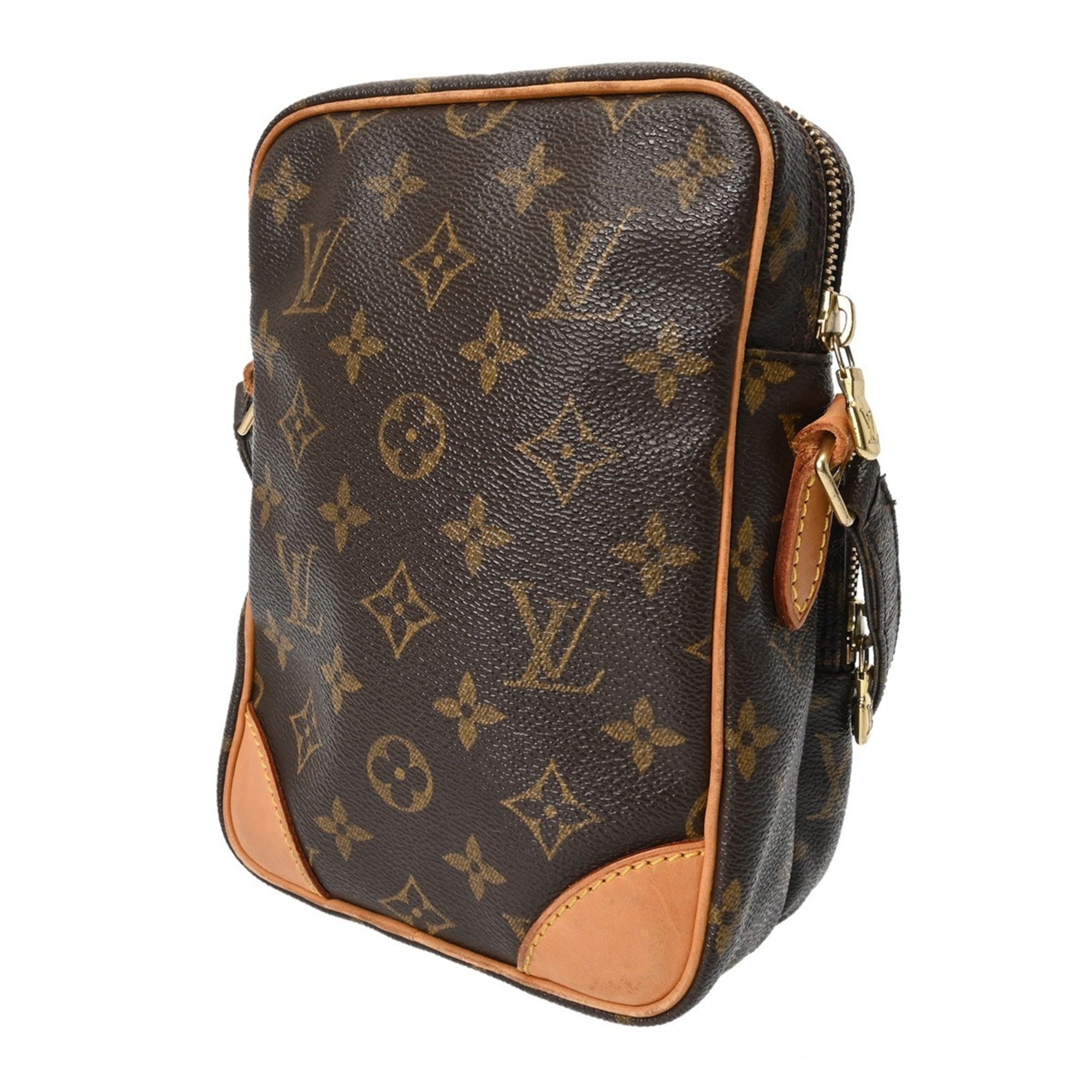 Louis Vuitton Brown Monogram Canvas Shoulder Bag