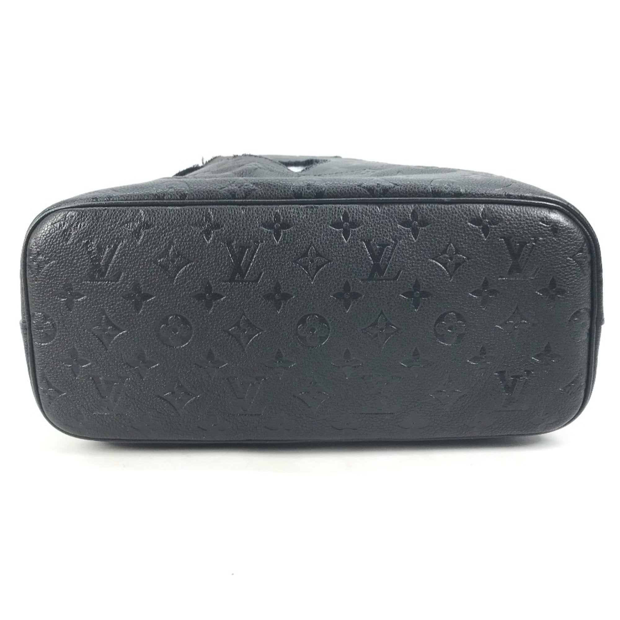 Louis Vuitton Black Noir Monogram Empreinte Shoulder Bag Tote Bag