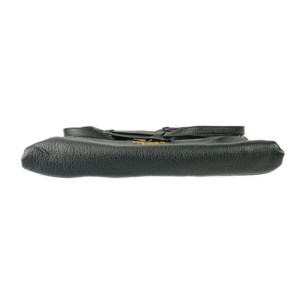 Prada Black Vitello Daino Shoulder Bag