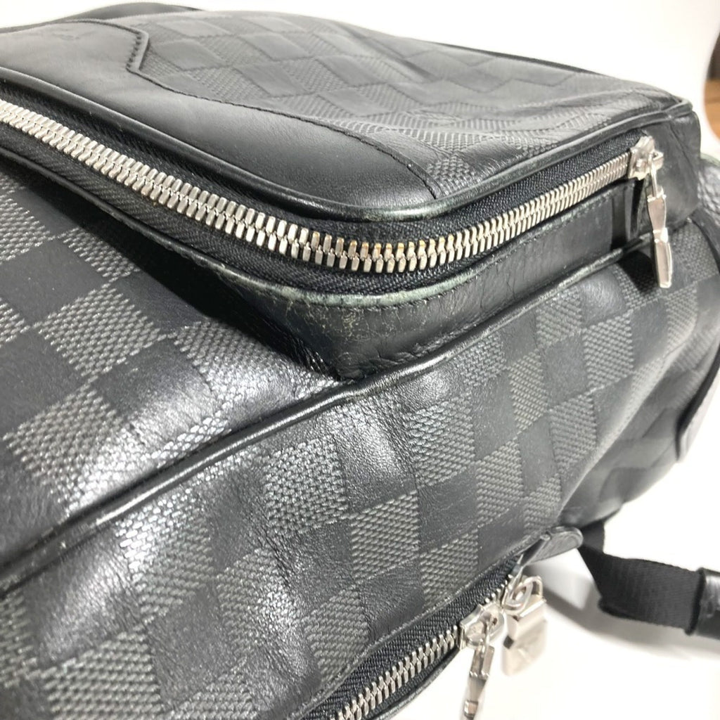 Louis Vuitton Black Damier Infini Leather Backpack