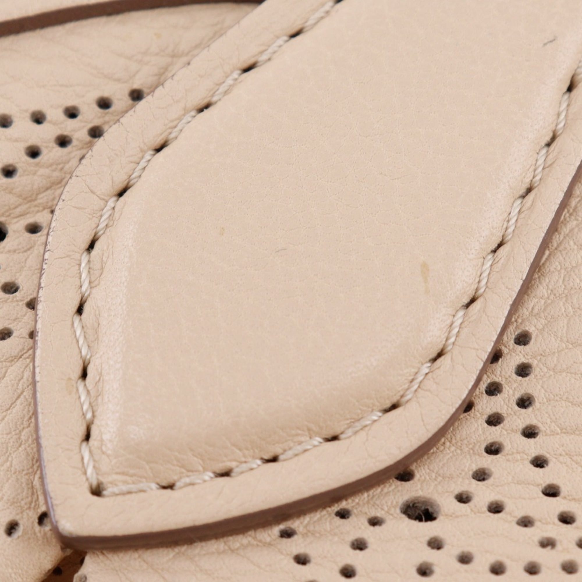 Louis Vuitton Mahina Beige Opal Mahina Leather Handbag